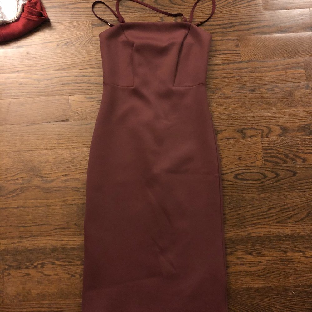 Burgundy Dress